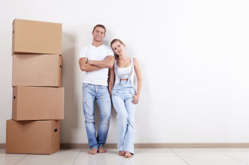 House removal team planning a move in Westminster