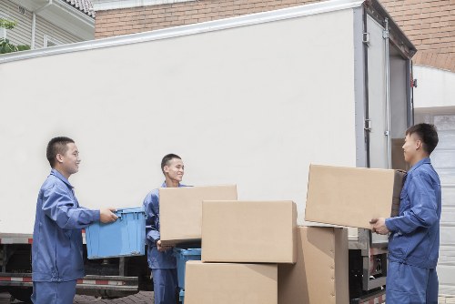 A safely loaded van ready for transport