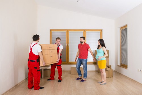 Professional driver assisting with a property move in Westminster