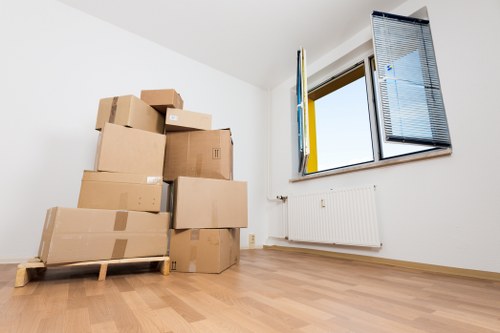 Removal van loaded for a Westminster property relocation