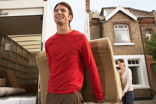 Packing and transport of office furniture during a Westminster relocation