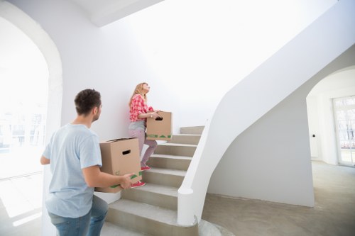 A local removals team managing apartment moves in Westminster