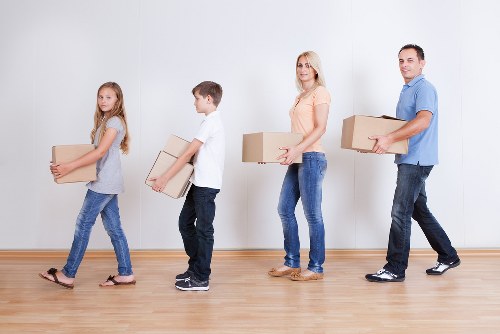 Loading and delivery process for commercial removals in Westminster