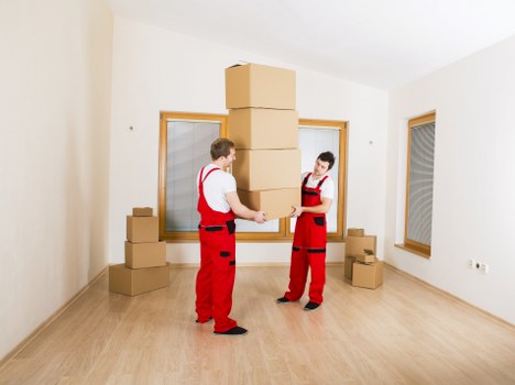 Small moving van arranged for a central London Westminster property