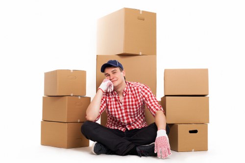 Removal van ready for urgent collection in Westminster